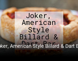 Jetzt bei Joker, American Style Billard & Dart Bar einen Tisch reservieren