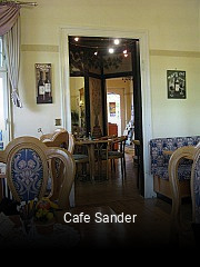 Cafe Sander tisch reservieren