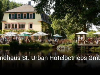 Jetzt bei Landhaus St. Urban Hotelbetriebs GmbH einen Tisch reservieren