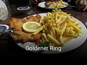 Goldener Ring tisch buchen