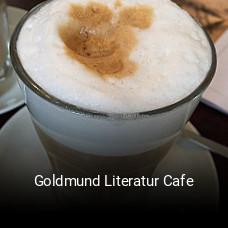 Goldmund Literatur Cafe tisch buchen