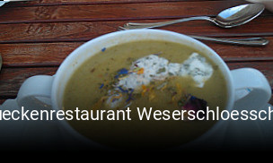 Jetzt bei Brueckenrestaurant Weserschloesschen einen Tisch reservieren