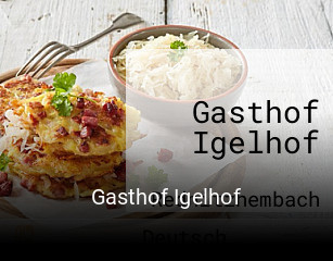 Gasthof Igelhof online reservieren