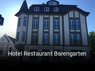 Hotel Restaurant Barengarten tisch reservieren