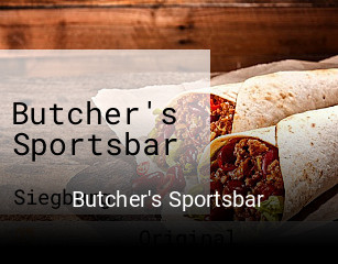 Jetzt bei Butcher's Sportsbar einen Tisch reservieren