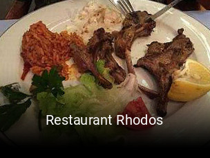 Restaurant Rhodos tisch buchen