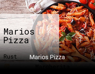 Marios Pizza tisch reservieren