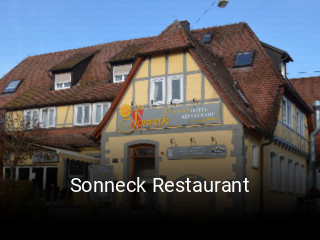 Sonneck Restaurant tisch buchen
