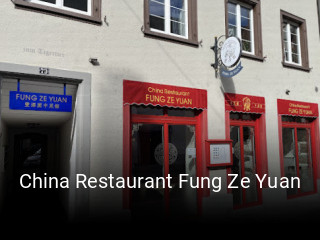 Jetzt bei China Restaurant Fung Ze Yuan einen Tisch reservieren