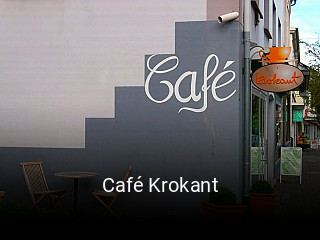 Café Krokant tisch reservieren