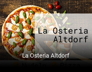 La Osteria Altdorf online reservieren