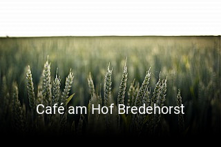 Café am Hof Bredehorst tisch buchen