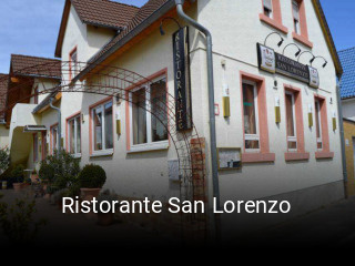 Jetzt bei Ristorante San Lorenzo einen Tisch reservieren