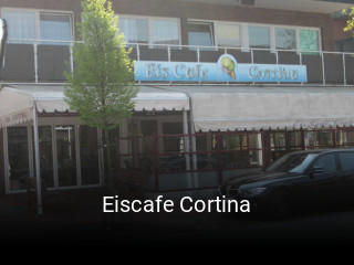 Eiscafe Cortina tisch reservieren
