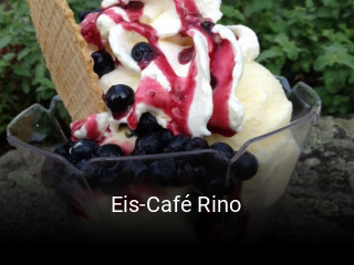 Eis-Café Rino tisch buchen