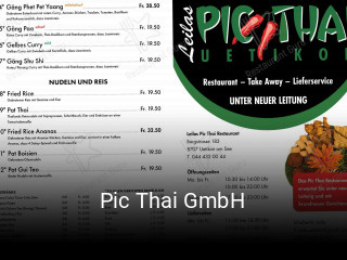 Jetzt bei Pic Thai GmbH einen Tisch reservieren