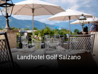 Landhotel Golf Salzano tisch reservieren
