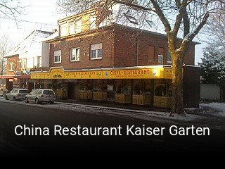 China Restaurant Kaiser Garten online reservieren