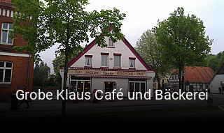 Grobe Klaus Café und Bäckerei reservieren