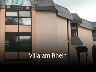 Villa am Rhein tisch reservieren