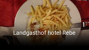 Landgasthof hotel Rebe reservieren