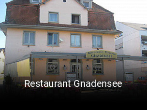 Restaurant Gnadensee online reservieren