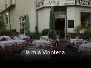 Jetzt bei la mia Vinoteca einen Tisch reservieren