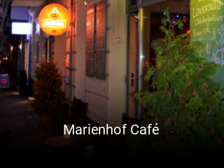 Jetzt bei Marienhof Café einen Tisch reservieren