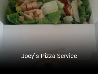 Jetzt bei Joey`s Pizza Service einen Tisch reservieren