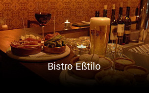 Jetzt bei Bistro Eßtilo einen Tisch reservieren