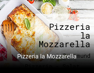 Jetzt bei Pizzeria la Mozzarella einen Tisch reservieren