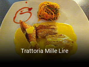 Jetzt bei Trattoria Mille Lire einen Tisch reservieren
