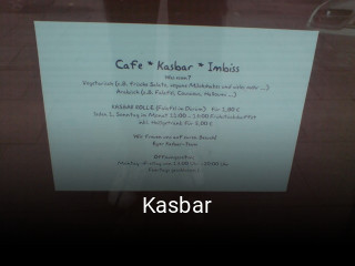 Jetzt bei Kasbar einen Tisch reservieren