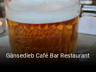 Jetzt bei Gänsedieb Café Bar Restaurant einen Tisch reservieren