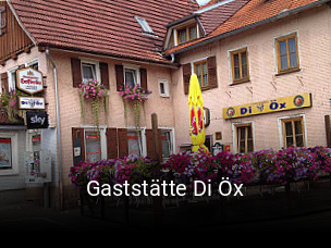 Gaststätte Di Öx online reservieren