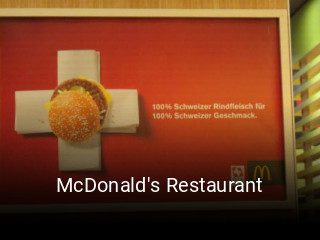 McDonald's Restaurant tisch reservieren