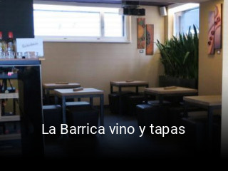 Jetzt bei La Barrica vino y tapas einen Tisch reservieren
