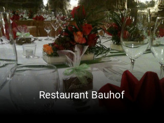 Restaurant Bauhof tisch buchen