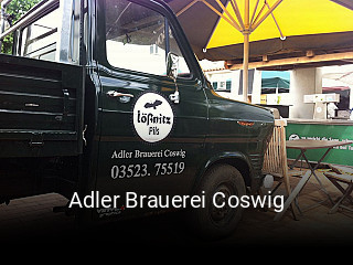 Adler Brauerei Coswig tisch reservieren
