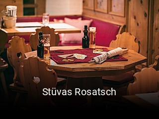 Jetzt bei Stüvas Rosatsch einen Tisch reservieren