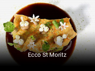 Jetzt bei Ecco St Moritz einen Tisch reservieren