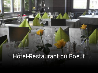 Hôtel-Restaurant du Boeuf tisch buchen