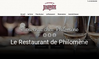 Le Restaurant de Philomène reservieren
