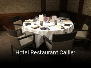 Jetzt bei Hotel Restaurant Cailler einen Tisch reservieren