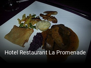 Hotel Restaurant La Promenade tisch buchen