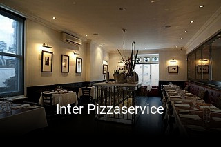 Inter Pizzaservice online reservieren