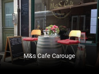 Jetzt bei M&s Cafe Carouge einen Tisch reservieren
