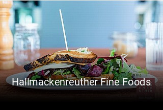 Hallmackenreuther Fine Foods online reservieren
