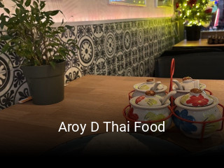 Jetzt bei Aroy D Thai Food einen Tisch reservieren