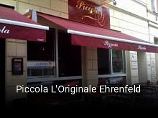 Jetzt bei Piccola L'Originale Ehrenfeld einen Tisch reservieren